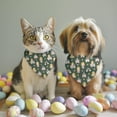thumbnail image 2 of Dog Bandana 2 Pack,Dark Green Princess Castle Pattern Bandanas for Dogs,Cat Bandana,Small/ Large Dog Bandana 2 Size,Dog Bandanas, 2 of 6