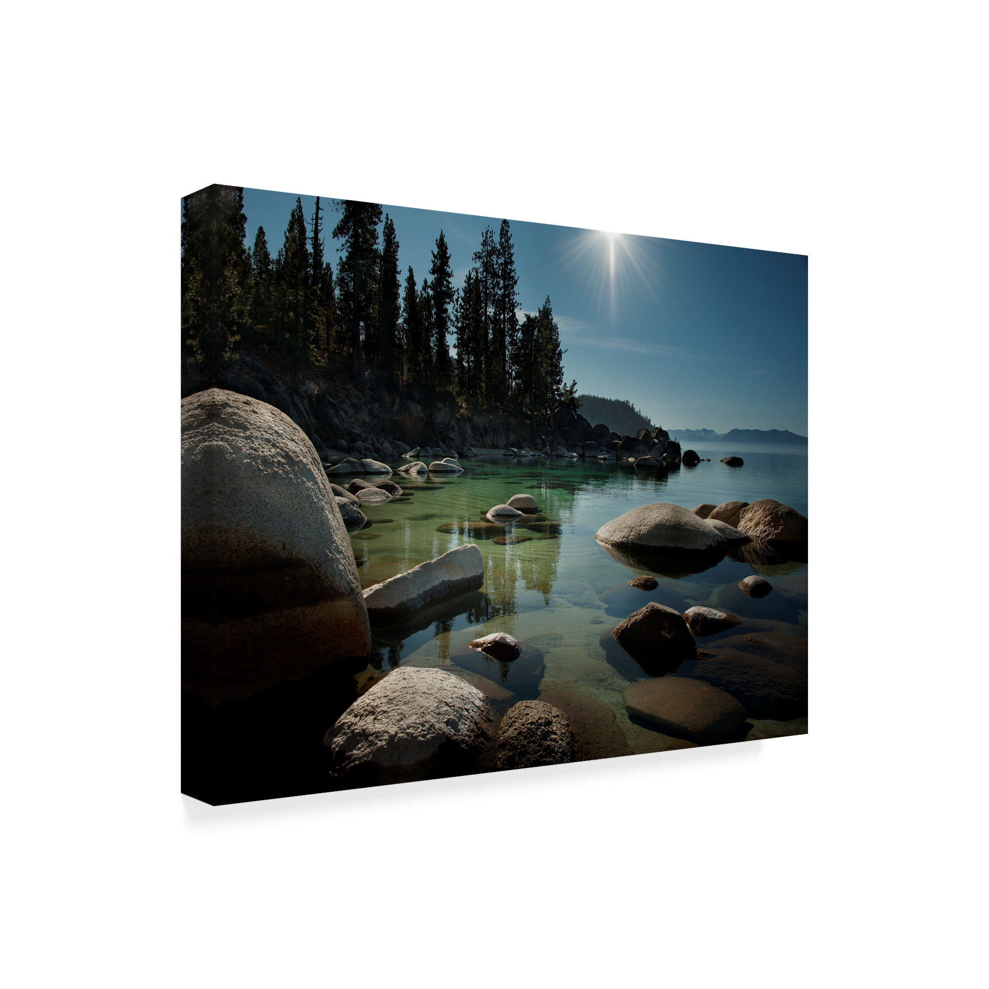 Trademark Fine Art 'Heaven Over Tahoe' Canvas Art by Natalie Mikaels