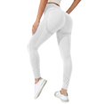 thumbnail image 6 of Leggings for Women BWASD High Waisted Tummy Control Lifting Seamless Soft Workout Outdoor Joggers Pants White S-XL Gym Athletic Yoga Lounge Daily, 6 of 7