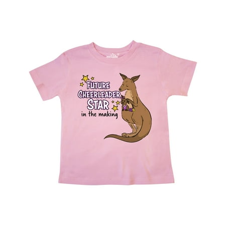 

Inktastic Future Cheerleader Star in the Making Kangaroo Gift Toddler Boy or Toddler Girl T-Shirt