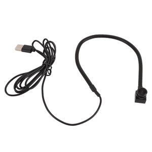 1080P Center Webcam, Clear Sound 5MP Fixed Focus PVC Middle Screen Webcam  for Home
