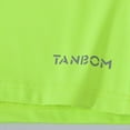 thumbnail image 6 of TANBOM Men's Fashion Polyester Five Sports Shorts Lightweight Breathable Adjustable Drawstring Green L, 6 of 6