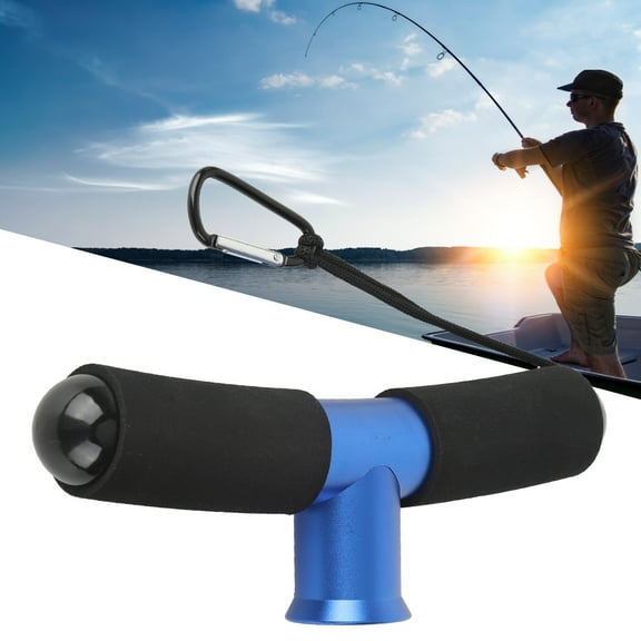 Aluminum Alloy Portable Fishing Fighting Waist Belt Rod Pole Holder with Hanging Rope Professional Fishermen Accessory