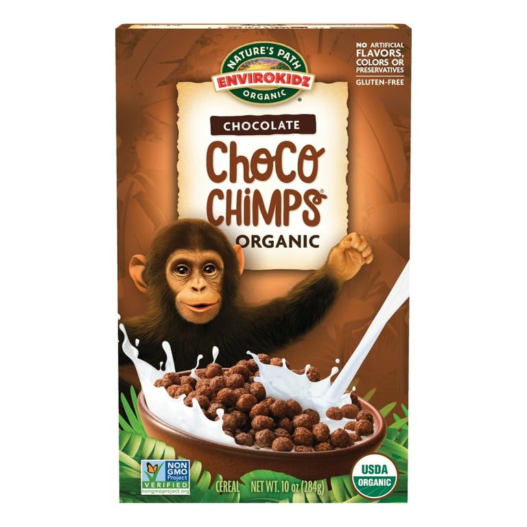 EnviroKidz Choco Chimps - Organic, Gluten-Free, Cacao Cocoa