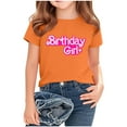 thumbnail image 4 of BRGZLK Toddler Kids Birthday T Shirts Boys Girls 2025 Summer Trendy Cute Graphic Shirts Loose Casual Short Sleeve Round Neck Themed Tops Orange 3-4 Years, 4 of 6