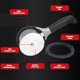 thumbnail image 3 of Salad-Chopper with Protective-Covers Dual-Wheels Salad-Cutter Food-grade Stainless Steel Circle Cutter Quick Kitchen Prep, 3 of 5