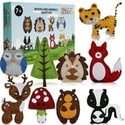 MOMOTOYS Solid Print Animals & Insects Sewing Kit 171 Pieces