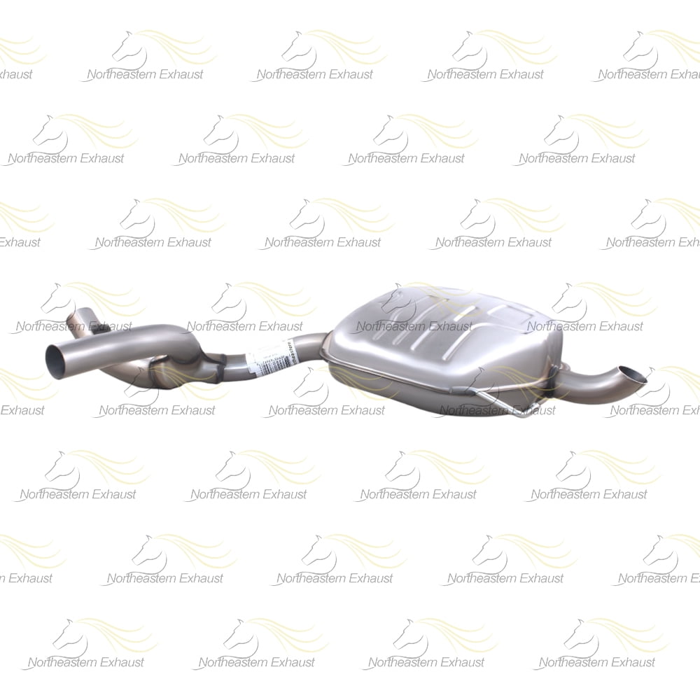 Northeastern Exhaust Stainless Steel Passenger & Driver Side Mufflers for 2008–2010 Volvo V70 3.2L & 2008–2015 XC70 3.2L | Direct-Fit Replacement