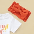 thumbnail image 4 of Ymyiu Baby Outfits Toddler Baby Girl Clothes Summer 2PCS Outfits Set Short Sleeve Romper with Elastic Shorts for Children Kids Girls Outdoor Play Fashion 12 18 Months (White,12-18 Months), 4 of 5
