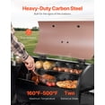 thumbnail image 2 of VEVOR Wood Pellet Grill Smoker, 8 in 1 BBQ Grills for Outdoor Cooking, 456 Square Inches Cook Area Electric Grill and Smoker, with Digital Controller, Meat Probe, 500°F Max Temperature, Black, 2 of 9