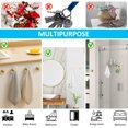 thumbnail image 5 of 2Pcs Suction Cup Hooks 15lbs Stainless Steel Suction Cup Shower Hook Waterproof Rustproof Bathroom Towel Hanger No-Drill Towel Coat Hook for Mirrors Tiles Glass Shower Towel, 5 of 8