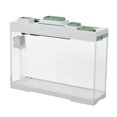 thumbnail image 3 of Mini de de acuario, almacenamiento USB, luces de bomba de aire silenciosas con accesorios de filtración de agua, caja para mascotas para Gloria Tanque de acuario de escritorio, 3 of 6