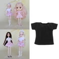 thumbnail image 4 of Muñeca de mujer Zulema Mini camiseta traje ropa DIY vestir 1/6 BJD, 4 of 8