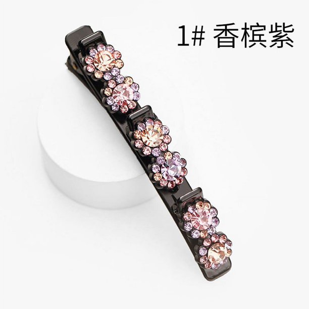 Horquillas elegantes coreanas para mujeres y niñas, pasadores de diamantes de imitación de cristal, pinzas para el cabello, accesorios para el cabello, nuevo