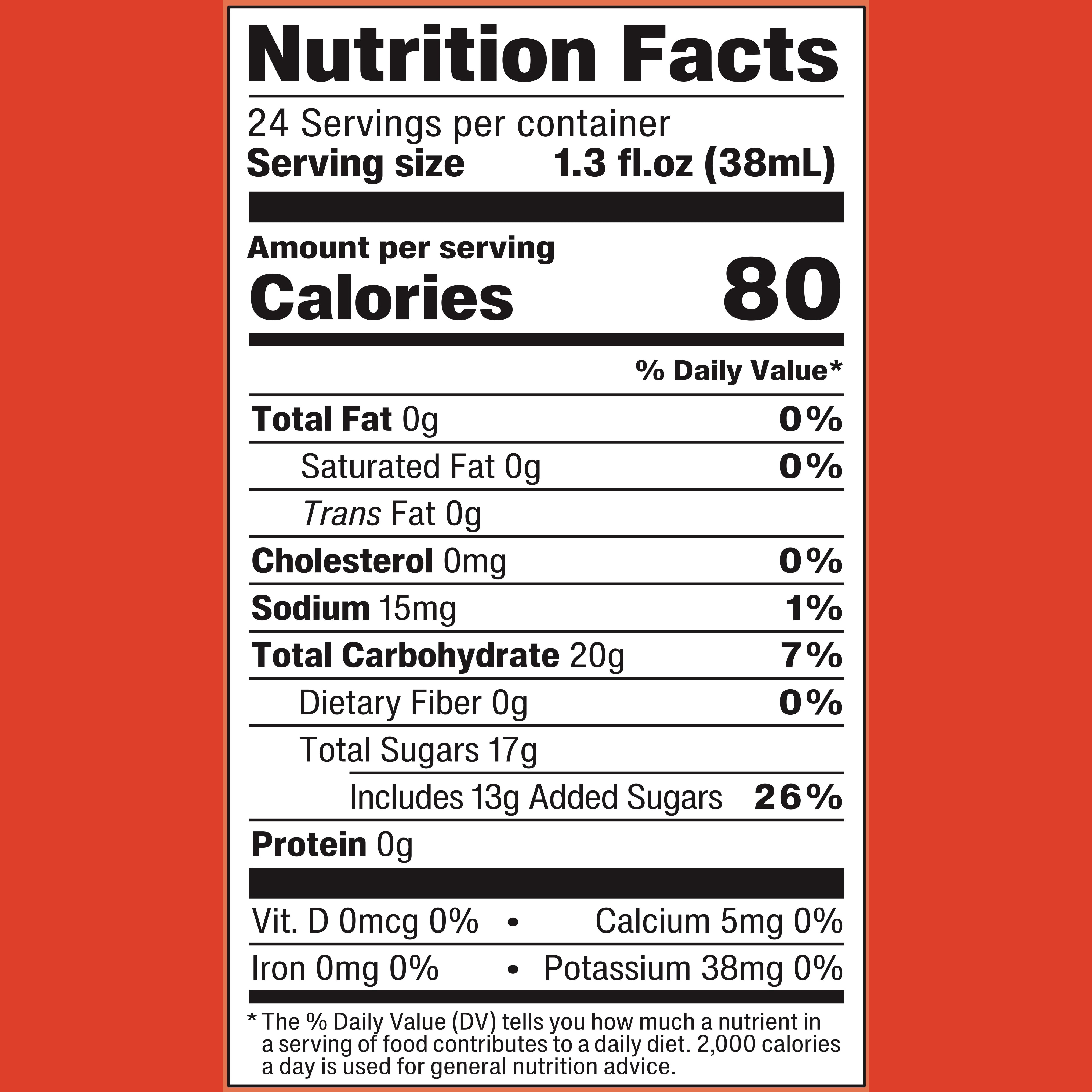 Aloha Gluten-Free POG Passion Orange Guava Syrup, Bottle, 32 fl oz