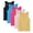 Multicolor9, variant on yillto Kids Racerback Tank 5 Pack Sleeveless Cotton Camisoles Summer Basic Casual Tee for Boys Girls Gym Tshirts