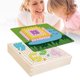 thumbnail image 5 of Juguete de tablero de madera de setas, educativo temprano, cultivar la imaginación, setas coloridas, juego de mesa de madera, jardín, 5 of 5