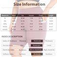 thumbnail image 2 of Domuza Womens Plus Size Biker Yoga Shorts with Pocket, High Waisted Tummy Control Workout Elastic Athletic Gym Shorts Army Green 3XL, 2 of 3