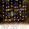 thumbnail image 7 of Glitter Star Moon Garland Banner Decor, 10 Feet Star Hanging Bunting Banner Gold Bright Moon Paper Garland for Graduation Class Congrats Grad Eid Muburak Party Decoration, 7 of 7