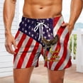 thumbnail image 6 of jowamay 1776 Shorts for Men 250 Years Summer Beach Trunks Drawstring Waist Patriotic Shorts for Daily Wear, 6 of 6