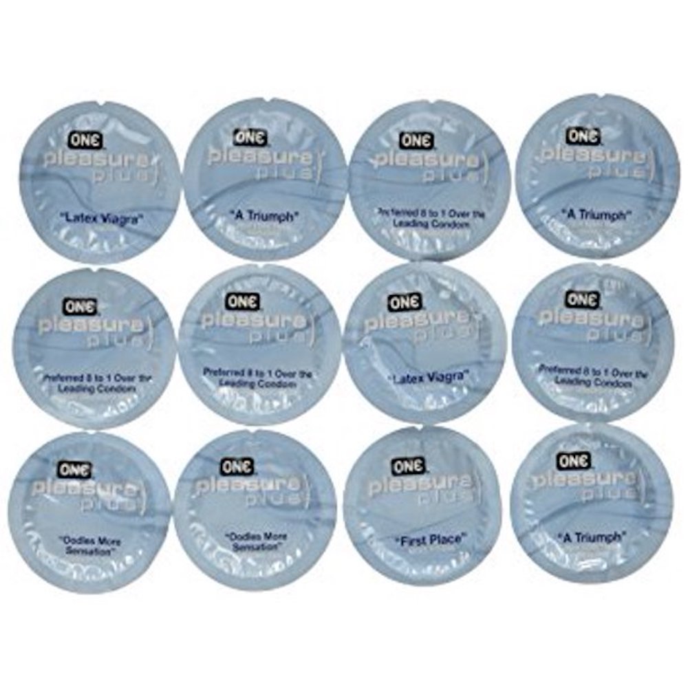 One Condom Pleasure Plus Condoms Bulk of 60