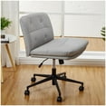 thumbnail image 1 of Yeshouse Silla de Oficina con Ruedas, sin Brazos, Regulable en Altura, Piel Sintética, Moderna, Tamaño Estándar, Perfecta para Oficina, Juegos, Comedor, 1 of 6