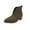 Khaki, variant on Women's Ankle Boots Retro Womens with Heel Womens Flat Leather Shoes Comfortable Stylish Womens Low Heel Western for Women Rustic Footwear for Women for Women with Heel