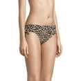 thumbnail image 2 of DKNY Women's Beige Animal Print Stretch Lined Full Coverage Side Tie Bikini Swimsuit Bottom M, 2 of 3