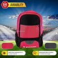 thumbnail image 2 of Vizari 'Avila' Soccer Backpack | Versatile Multiple Sports Bag for Ultimate Convenience | For Youth and Adults - BLACK/NEON PINK, 2 of 6