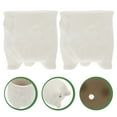 thumbnail image 3 of NUOLUX 2Pcs DIY Ceramic Flowerpots Paintable Pots Planters Kid Toys, 3 of 6