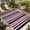 Navy Red, variant on Navy Blue Red Striped Outdoor Rug for Patio/Deck/Porch, Non-Slip Large Area Rug 5 x 8 Ft, Modern Minimalist Ombre Lines Indoor Outdoor Rugs Washable Area Rugs, Reversible Camping Rug Carpet Runner
