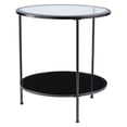 thumbnail image 4 of SEI Furniture Risa Round Glass Top End Table in Chrome, 4 of 11