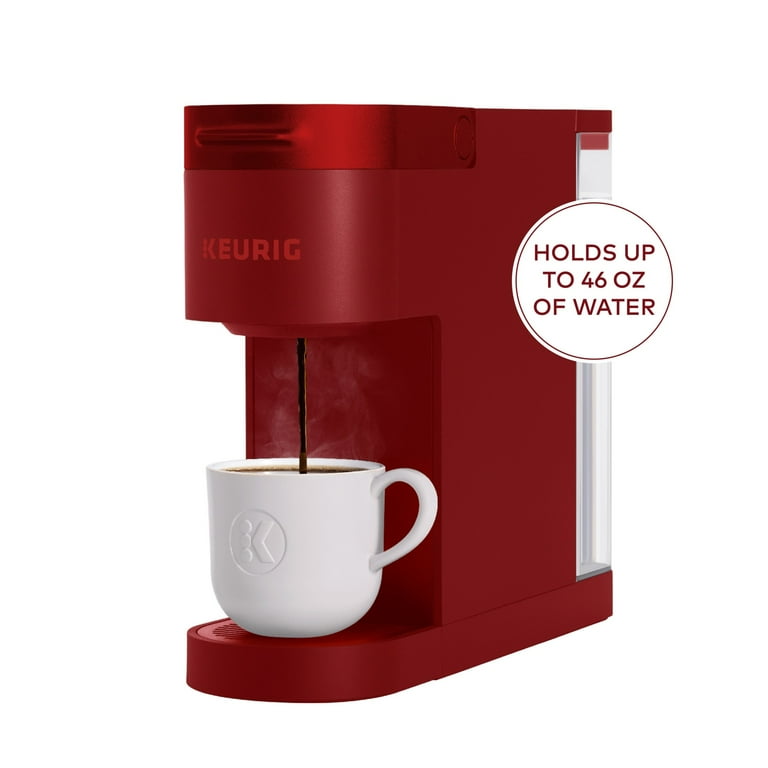 Keurig K- Slim Single Serve K-Cup Pod Coffee Maker, MultiStream Technology, Scarlet Red Keurig K- Slim Single Serve K-Cup Pod Coffee Maker, MultiStream Technology, Scarlet Red