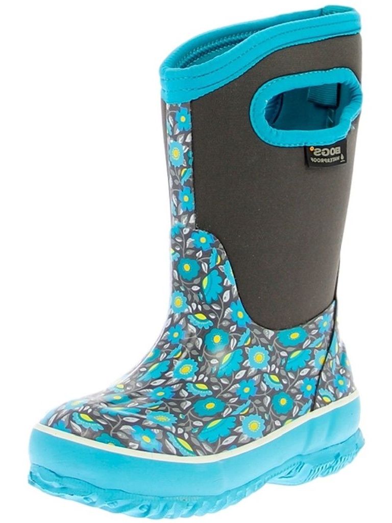 Bogs Muck Boots Girls Kids 10" Sweet Pea Rubber Waterproof 71438