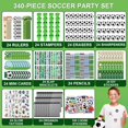 thumbnail image 3 of Set de obsequios para fiestas Aneco Soccer, 340 piezas, con minilápices para tarjetas, 3 of 7