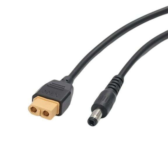 WINDLAND DC5521 5525 Male to XT60 Female Adapter Cable 27CM Length for High Current Power Extension and Conversion Cord