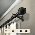 thumbnail image 4 of InStyleDesign  Mya Adjustable Curtain Rod Satin Nickel 48 to 84 inches Silver Finish, 4 of 5