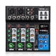 thumbnail image 4 of Consola Mezcladora AF4 Consolas Analógicas Combinadas con Tarjetas de Sonido Digitales Reproducción USB Bluetooth Entrada de Audio de 4 Canales Enchufe Estadounidense, 4 of 5
