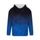 thumbnail image 3 of Sudadera con capucha para hombre, blusa con capucha y estampado de degradado de color, blusa de poliéster para hombre, 3 of 4