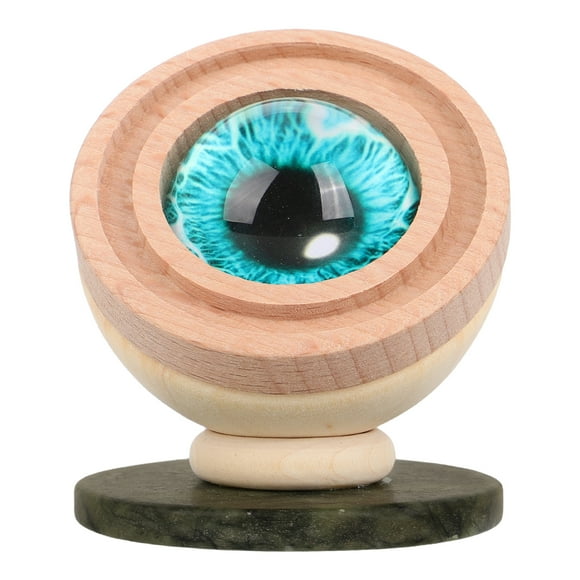 GOOHOCHY Difusor de aceites esenciales de madera para aromaterapia, redondo, para el hogar, la oficina y el coche, dispensador de aromas para relajación, diseño portátil y elegante.