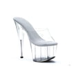 thumbnail image 3 of Ellie Shoes E-709-Vanity 7" Womens Pointed Stiletto Mule. Clear / 9, 3 of 3