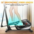Elliptical Machine 8 Levels Elliptical Trainers with Heart Rate Sensor LCD Monitor Smooth Quiet