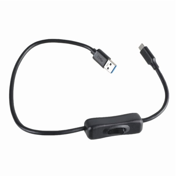 Yiran USB3.0 to Type-C 60W Cable with Switch 0.5m
