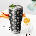thumbnail image 3 of 30oz Black Cartoon Unicorn Lightning Pattern Tumblers Stainless Steel Tumbler with Lid and Straw,Vacuum Insulated Double Wall Travel Tumbler Cups Mug with Cleaning Brush for Coffee,Tea, 3 of 7
