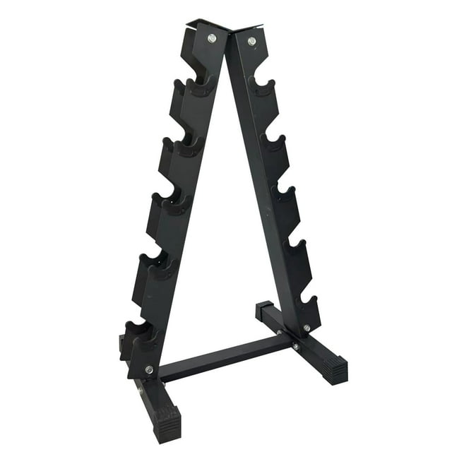 EDTara Heavy Duty A-Frame Dumbbell Rack, 480LB Capacity, Steel Weight Rack Stand for Home Fitness Equipment