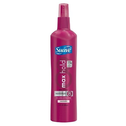 Suave Max Hold Unscented Non Aerosol Hairspray - 11 fl oz - 6 Pack