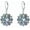 Celtic Knot Lotus, variant on Sterling Silver Chakra Dangle Drop Earrings - Chakra Gifts for Women