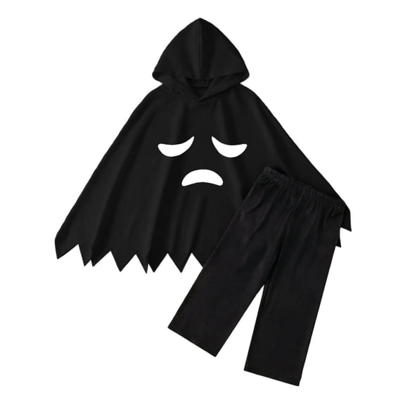 Kiijoy Boys Halloween Clothes Set Unisex Kids Party Dress-Up Hooded Outfits, Sizes 0-9