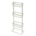 thumbnail image 2 of iDesign Everett 3 Tier Shelf Metal Shower Shelf Organizer, Satin, 2 of 7