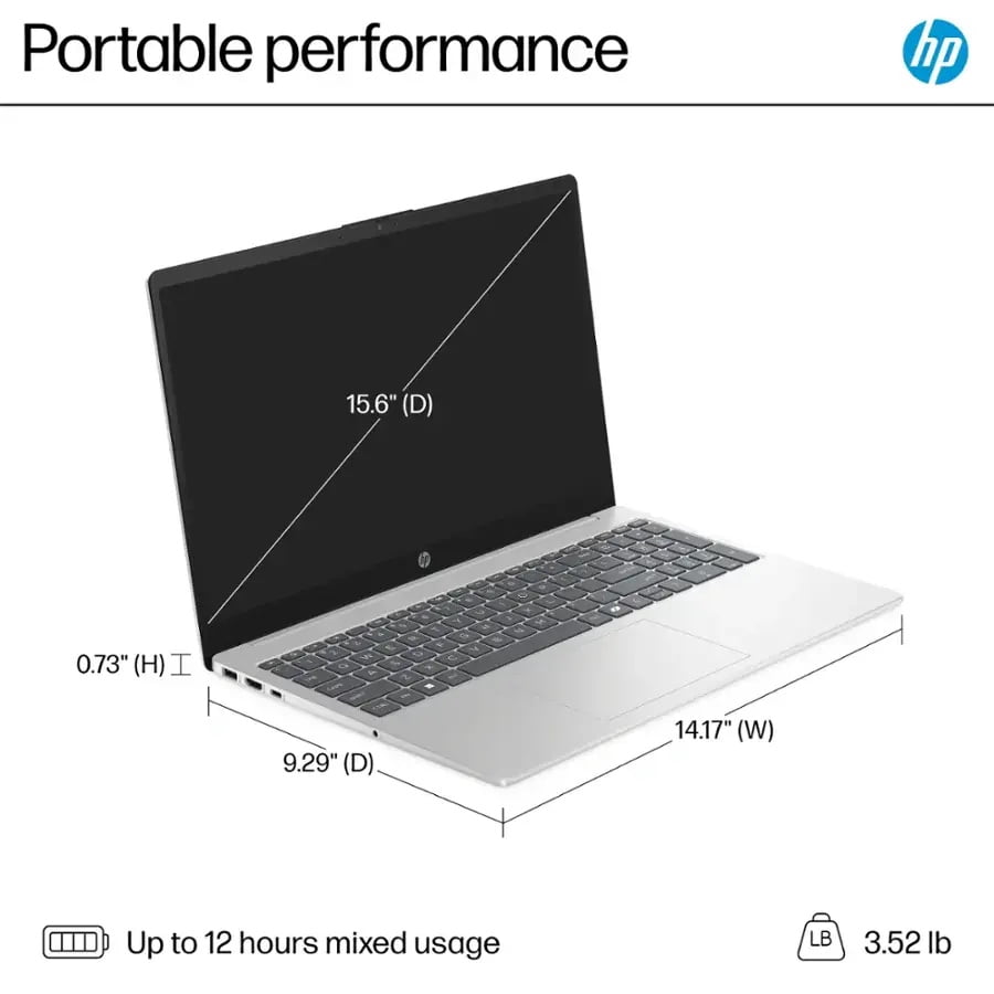 HP - 15.6" Touch-Screen Laptop - AMD Ryzen 5 - 16GB Memory - 256GB SSD - Natural Silver